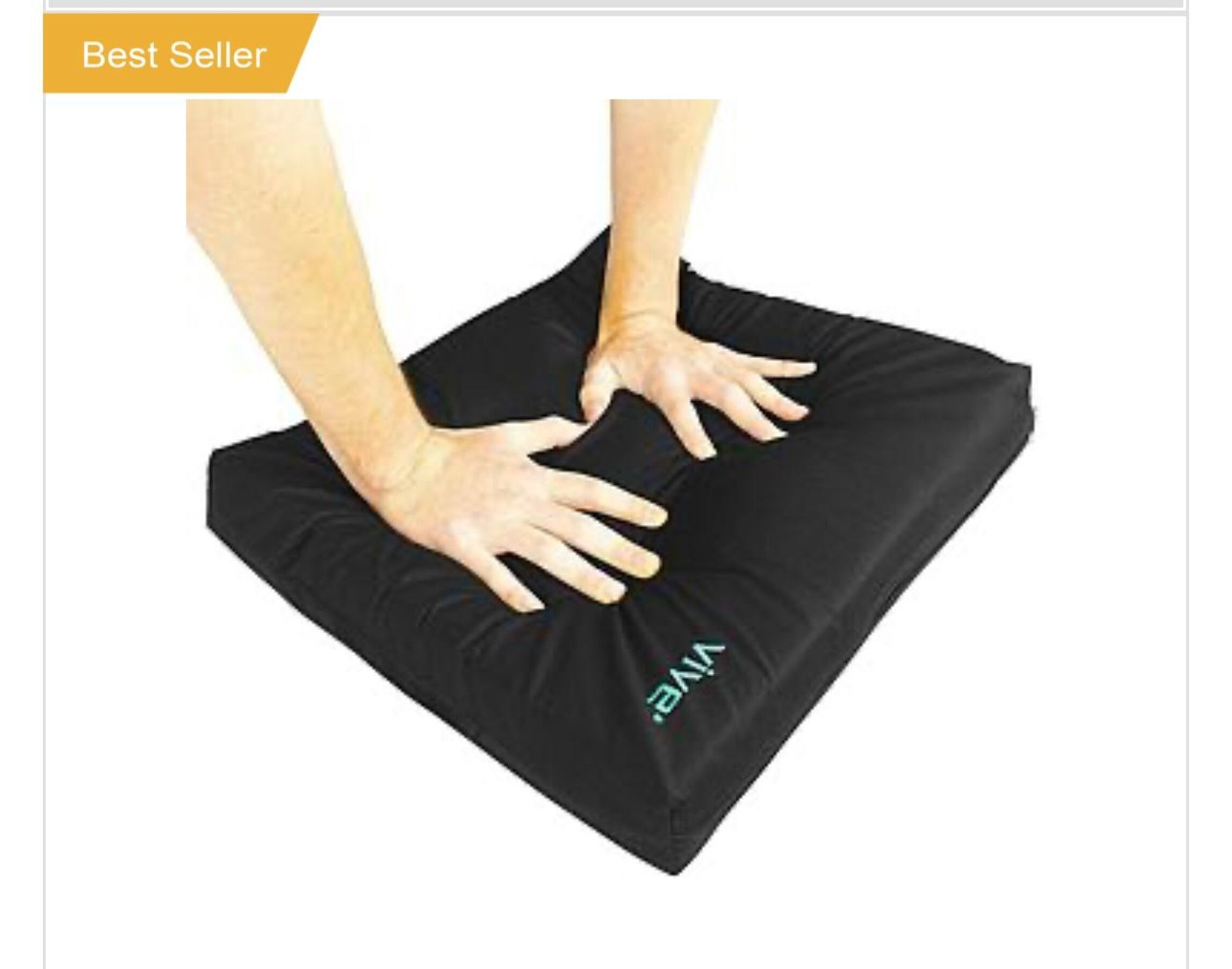Wheelchair Gel Seat Cushion - Back Support Comfort and Pain Relief